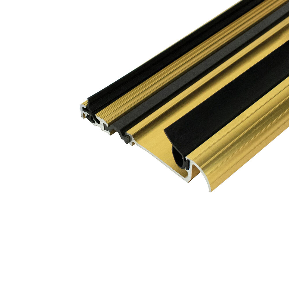 Exitex Inward Opening Thermally Broken MXS15/68RITB Door Threshold (Part M Disabled Access) - 1000mm - Gold